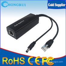 100Mbps IEEE 802.3af Standard 5 v / 12 v / 24 v Adjustable Output Power PoE Splitter